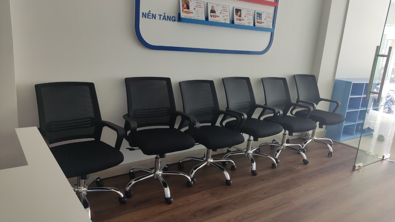 Ghế lưới nhân viên GL119 chân mạ